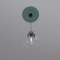 Ekena Millwork Berkshire PVC Medallion (Canopies up to 7"), 16"OD x 3 1/2"ID x 1"P, Metallic Sea Mist CMP16BEFSM - alternate 9